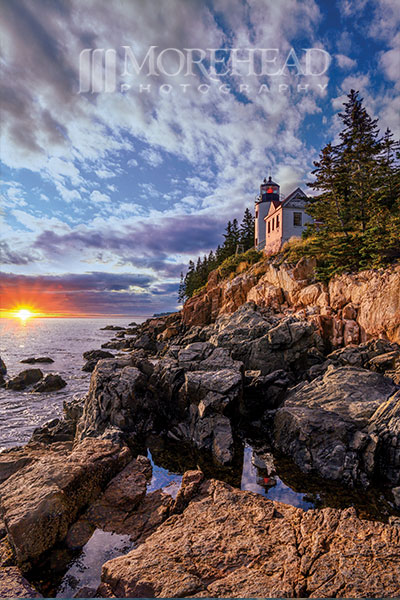 The Bass Harbor | Leather Key Fob || The Acadian